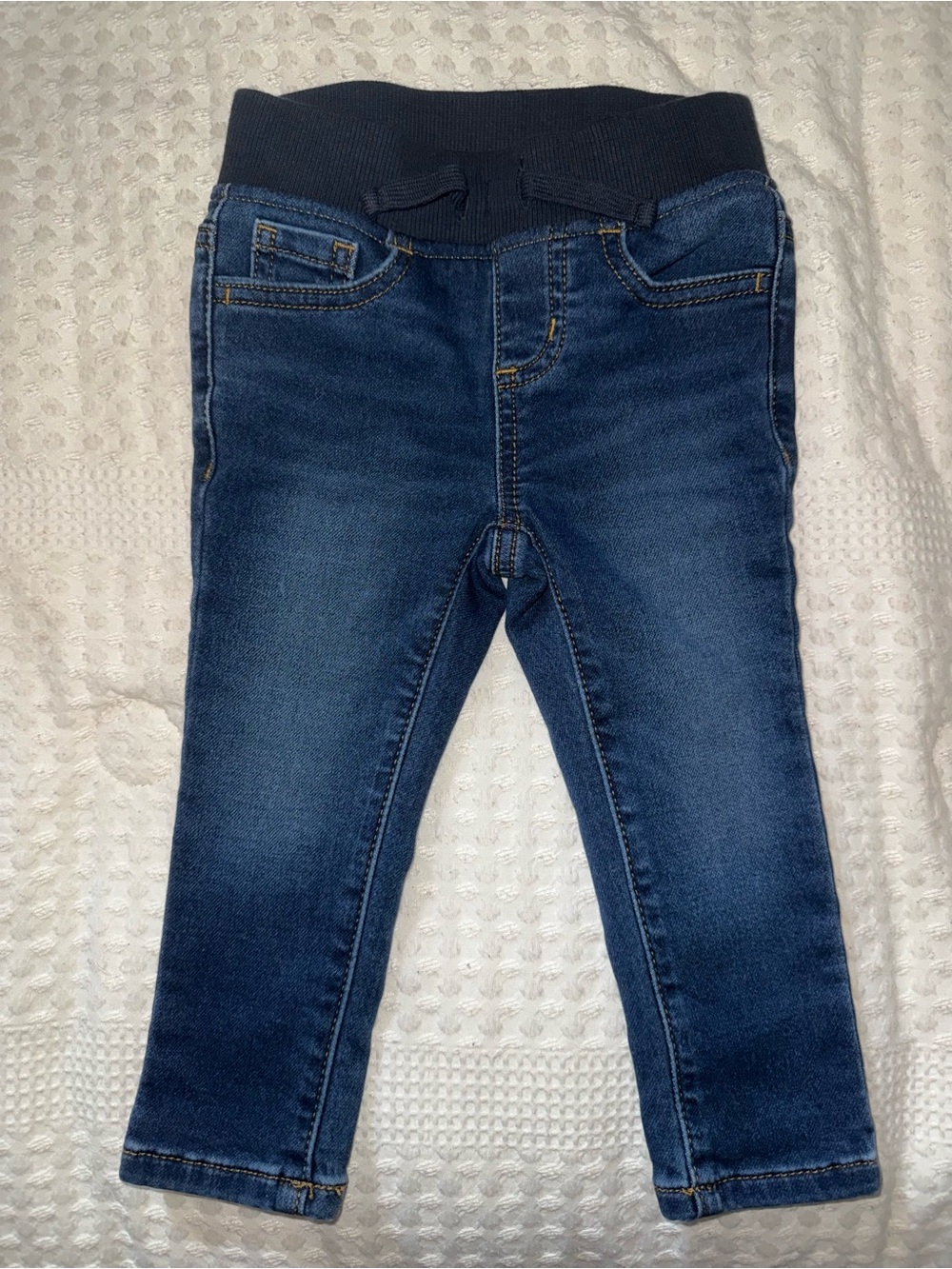wonder nation Dark Blue Pull-On Kids Jeans